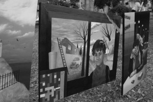 muestra de arte vía verde