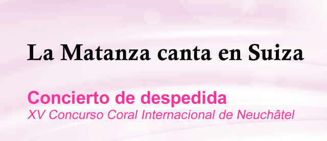Matanza canta en Suiza