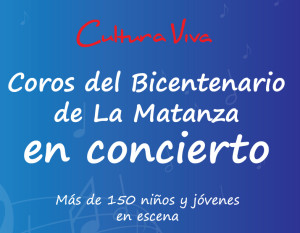 afiche concierto de coro de niños