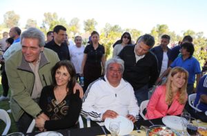 Mirta Tundis fue parte del almuerzo junto a Ledesma y Magario